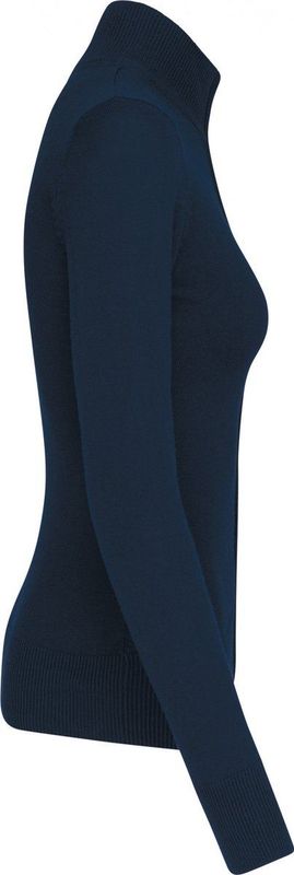 Kariban - Dames Ziptrui - Grijs - 50% Katoen / 50% Acryl