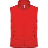 Kariban - K6118 - Bodywarmer - Rood - Gevoerd met Fleece, 100% Polyester
