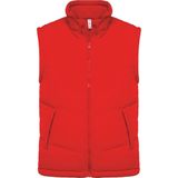 Kariban - K6118 - Bodywarmer - Rood - Gevoerd met Fleece, 100% Polyester