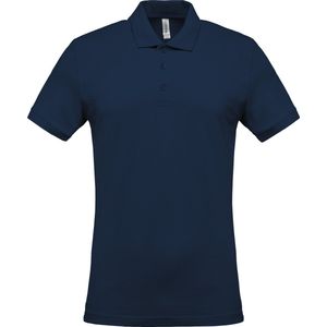 Kariban Piqué-herenpolo korte mouwen K254 - Navy - L