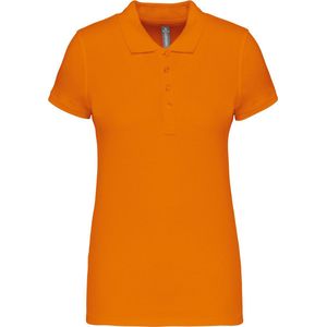 Kariban Piqué-damespolo korte mouwen K255 - orange - S