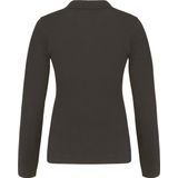 Kariban - Piqué Damespolo - Lange Mouwen - Dark Grey
