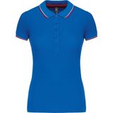 Kariban - K251 - Damespolo - Light Royal Blue - Korte Mouwen