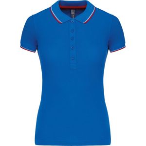 Kariban - K251 - Damespolo - Light Royal Blue - Korte Mouwen