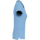 Kariban - K251 - Damespolo - Sky Blue - Korte Mouwen