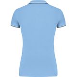 Kariban - K251 - Damespolo - Sky Blue - Korte Mouwen