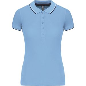 Kariban - K251 - Damespolo - Sky Blue - Korte Mouwen