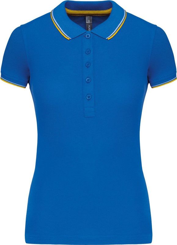 Kariban - K251 - Damespolo - Light royal blue - Korte Mouwen