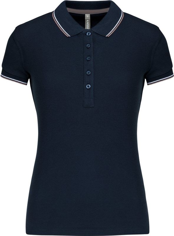 Kariban - K251 - Damespolo - Navy - Korte Mouwen