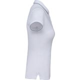 Kariban - K251 - Damespolo - Wit - Korte Mouwen