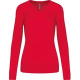 Kariban - Vrouwentrui - Col V - Slim Fit - 50% Katoen / 50% Acryl