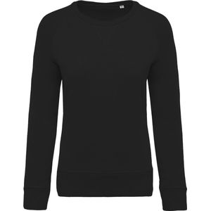 Kariban - K481 - Damessweater - Black - BIO - Ronde Hals - Raglanmouwen