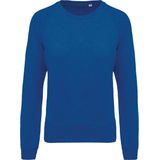 Kariban - K481 - Damessweater - Ocean Blue Heather - Ronde Hals - Raglanmouwen
