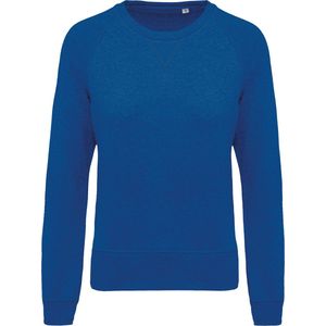 Kariban - K481 - Damessweater - Ocean Blue Heather - Ronde Hals - Raglanmouwen