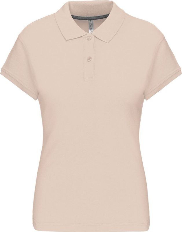 Kariban Damespolo korte mouwen K242 - Light Sand