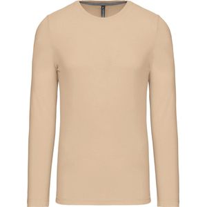 Kariban T-shirt ronde hals lange mouwen K359 - Light Sand - M