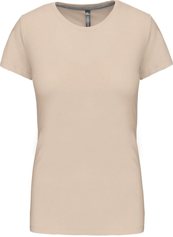 Kariban Dames t-shirt ronde hals korte mouwen K380 - Light Sand