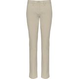 Kariban Dameschinobroek - Beige - 98% Twillkatoen / 2% Elasthan