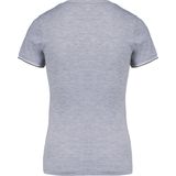 Kariban - K394 - Dames T-shirt - Oxford Grey - V-hals - Piqué