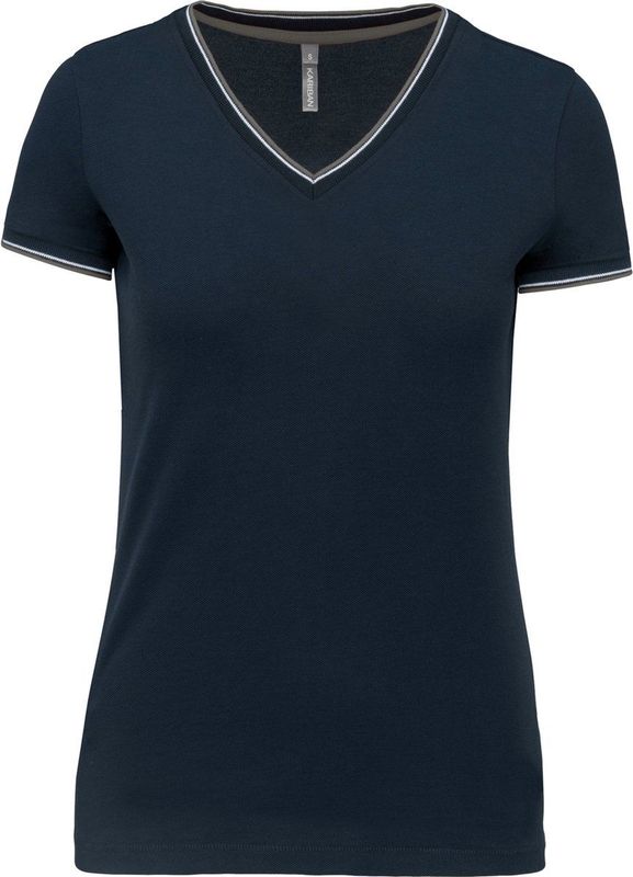 Kariban - K394 - T-shirt - Navy - 100% Gekamd Katoen Piqué