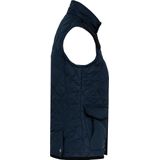 Kariban - K6125 - Bodywarmer - Navy - 100% Pongépolyester, Verborgen Ritssluiting, 2 Zakken
