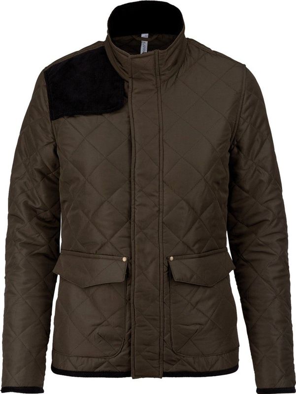 Kariban - K6127 - Gewatteerde Damesjas - Mossy Green - 100% Pongépolyester