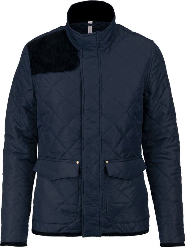 Jas - Gewatteerd - Zwart - 100% Pongépolyester