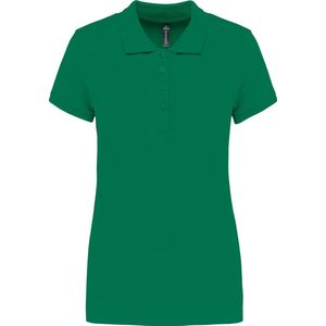 Kariban Piqué-damespolo korte mouwen K255 - Kelly Green - 3XL