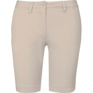 Kariban - Chino Bermuda's - Vrouw - 98% Keperstof - Moderne Snit