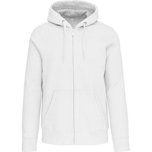 Kariban Hooded sweater met rits K444 - White