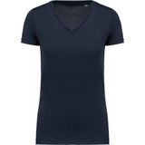 Kariban - K3003 - T-shirt - Navy - V-hals - Korte Mouwen