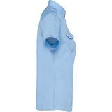Kariban - K504 - Damespilootoverhemd - Sky Blue - Korte Mouwen