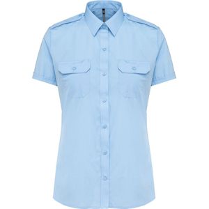 Kariban - K504 - Damespilootoverhemd - Sky Blue - Korte Mouwen
