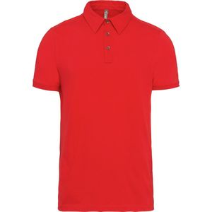 Kariban Herenpolo korte mouwen van jersey K262 - Red