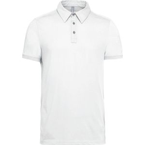 Kariban Herenpolo korte mouwen van jersey K262 - White