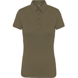 Kariban - K263 - Damespolo - Light khaki - Korte Mouwen - Jersey