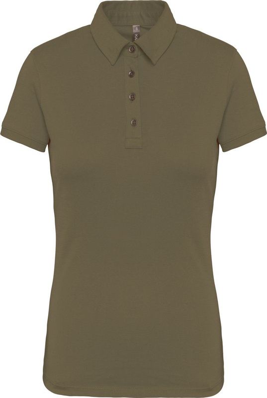 Kariban - K263 - Damespolo - Light khaki - Korte Mouwen - Jersey