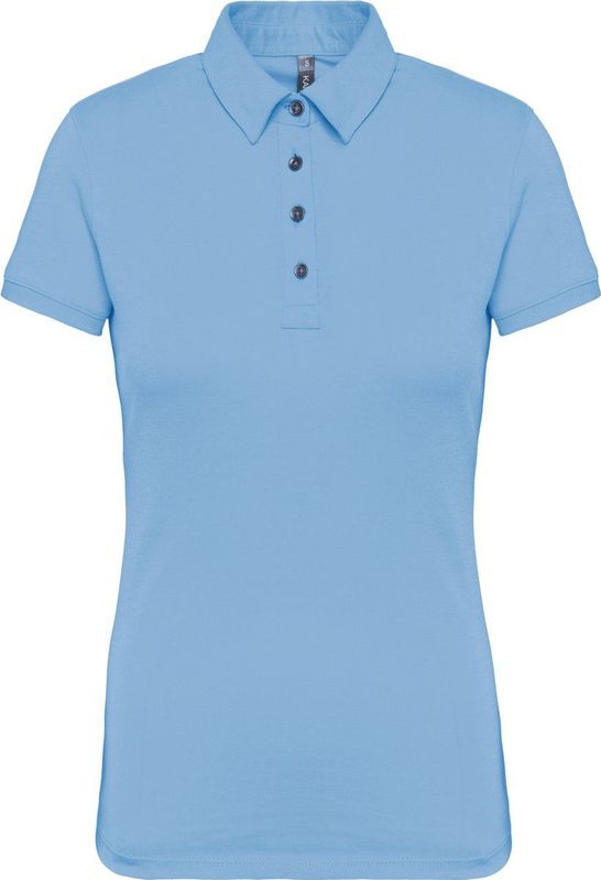 Kariban - K263 - Damespolo - Sky Blue - Korte Mouwen - Jersey