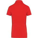 Kariban - K263 - Damespolo - Rood - Korte Mouwen