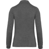 Kariban - K265 - Damespolo - Grey Heather - Lange Mouwen