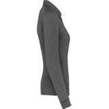 Kariban - K265 - Damespolo - Grey Heather - Lange Mouwen