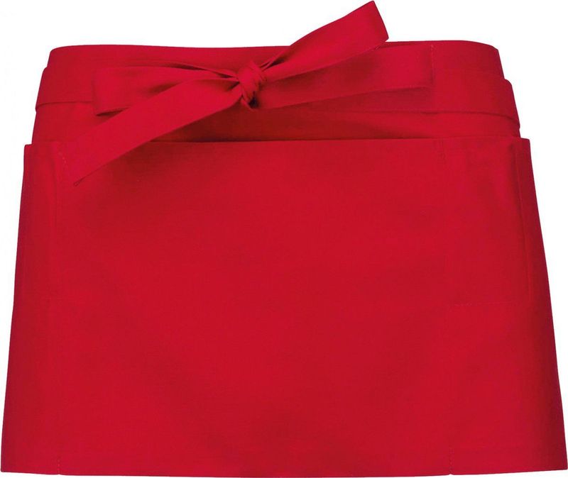 Kariban - Polycoton Court - Schort - Denimkleur - 5 Zakken - Uniek Verouderde Look