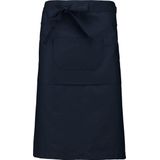 Kariban - Polycoton Long - Schort - Denim - 65% Polyester / 35% Katoen, 2 Zakken