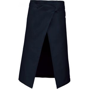 Kariban - Polycoton Long - Schort - Denim - 65% Polyester / 35% Katoen, 2 Zakken