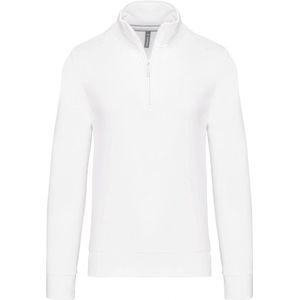 Kariban Sweater met ritshals K487 - White