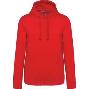 Kariban Hoodie met Capuchon en Kangoeroezak Rood