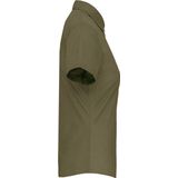 Kariban K548 - Overhemd - Light Khaki - Polykatoen-Popeline - Korte Mouwen