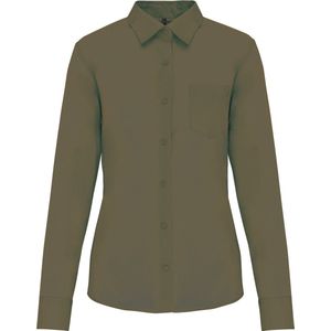 Kariban - Jessica - Damesblouse - Lange Mouwen - Polykatoen - 30 Kleuren Beschikbaar