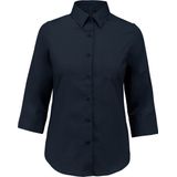 Kariban - K558 - Overhemd - Navy - 3/4-mouwen - Onderhoudsvriendelijk Polykatoen