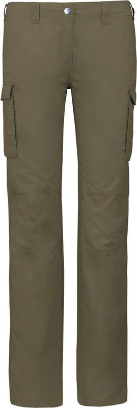 Kariban - K746 - Damesbroek - Light khaki - Met Diverse Zakken